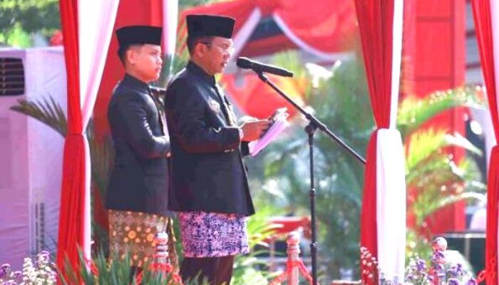 Pimpin Upacara Hari Jadi Kabupaten Bekasi Ke 74, Dani Ramdan sebut Masyarakat Bekasi Miliki DNA Unggul secara Histori