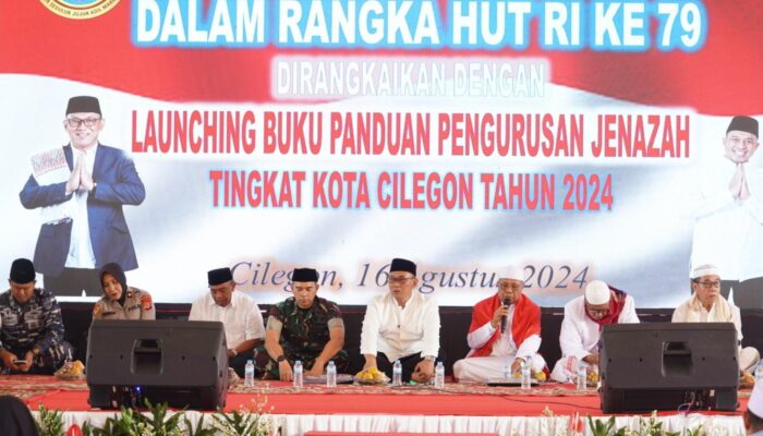 Pemkot Cilegon Gelar Istigosah dan Luncurkan Buku Panduan Pemandi Jenazah di Peringatan HUT RI ke-79
