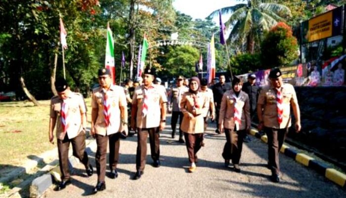Dukung Kegiatan Kepramukaan, Kapolres Metro Bekasi Hadiri Apel Hari Pramuka Ke-63