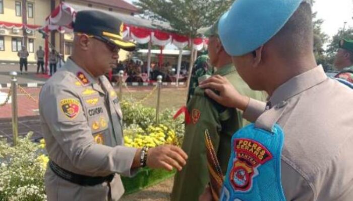Siap Amankan Pilkada, Kapolres Serang Banten Gelar Apel Pasukan Operasi Mantap Praja Maung 2024
