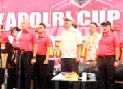 Jadi Tuan Rumah Pertandingan Bola Voli Kapolri Cup Zona 3, Tim Putri Polda Banten Juara 1