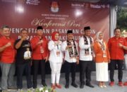 Puluhan Ribu Massa Kawal Pasangan Calon Bupati Ade Kuswara Kunang-Asep Suryaatmaja Daftar ke KPU