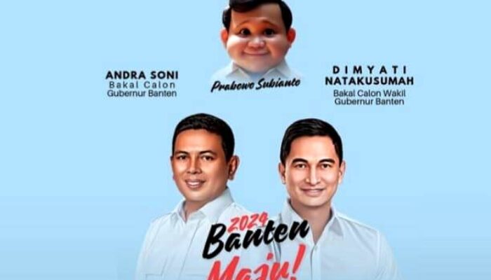 Segera Deklarasi, Pasangan Calon Gubernur Banten 2024 Andra Soni-Dimyati Natakusumah
