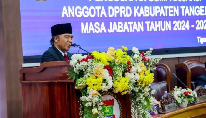 Al Muktabar Hadiri Pengucapan Sumpah Janji Anggota DPRD Kabupaten Tangerang Periode 2024 – 2029