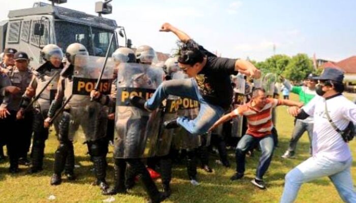 Gelar Sispamkota, Polres Serang Komitmen Amankan Pilkada Serentak 2024