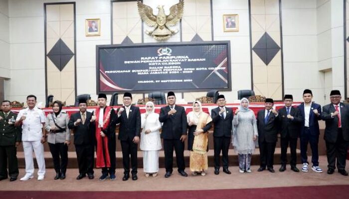 Pimpinan DPRD Resmi Dilantik, Pjs Wali Kota Ajak Sinergi demi Masyarakat Kota Cilegon