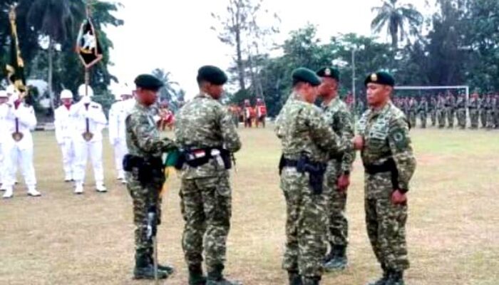 Danyon 320 Badak Putih Pandeglang Resmi Dijabat Mayor Inf Erly Merlian