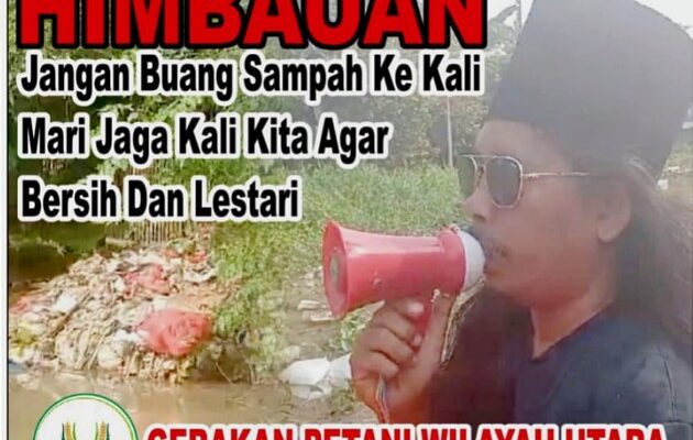 Tak Kenal Lelah, Gerakan Petani Bekasi Beri Edukasi Warga Jaga Kebersihan  Sungai