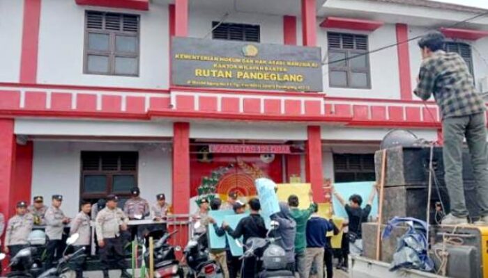 Tahanan Tewas Dalam Rutan Kelas II B Pandeglang Banten, MPRN Kembali Unjuk Rasa