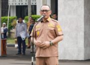 Helldy Agustian Pamit dan Minta ASN Kota Cilegon Bantu Pjs Wali Kota