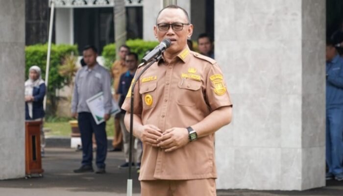 Helldy Agustian Pamit dan Minta ASN Kota Cilegon Bantu Pjs Wali Kota