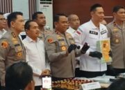 Konferensi Pers, Menteri AHY Beberkan Keberhasilan Polres Metro Bekasi Ungkap Kasus Mafia Tanah  