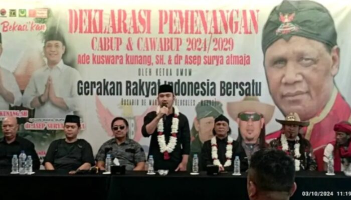 Herkules Dukung Paslon Ade Kunang-Asep di Pilkada Kabupaten Bekasi