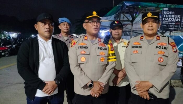 Patroli Gabungan 3 Pilar, Polsek Cikarang Timur Mantapkan Pengamanan di Pusat Keramaian