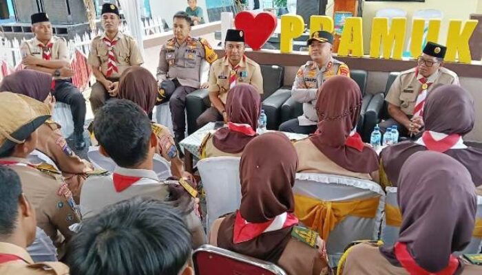 Hadiri Peresmian Gedung Pramuka Kwartir Kopo, Kapolres Serang: Anggota Pramuka Harus Miliki Tekad Kuat Raih Cita-cita