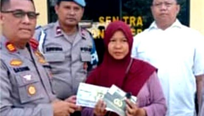 Polsek Cabangbungin Bekasi Serahkan Motor Hasil OKJ ke Pemiliknya