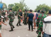 Semarak HUT TNI ke-79, Kodim 0509 Kabupaten Bekasi Bersihkan Kali Blencong Tarumajaya