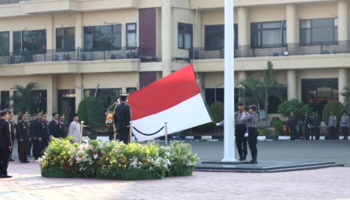 Peringati Hari Sumpah Pemuda ke-96, Polda Banten Gelar Upacara