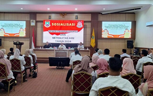 Sosialisasi Pencegahan Korupsi, Sekda Ajak ASN Jaga Integritas dan Profesionalisme