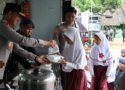 Program Asta Cita, Polda Banten Salurkan Makan Siang Bergizi kepada Siswa SD