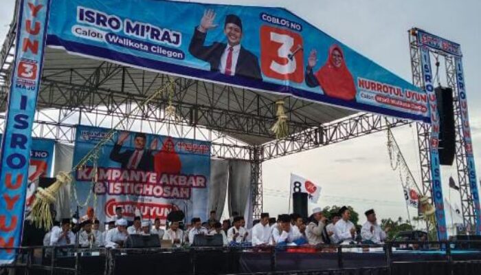 Tiga Paslon Wali Kota dan Wakil Wali Kota Cilegon Gelar Kampanye Terakhir Serentak