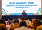 Pj Sekda Provinsi Banten Buka Rakor Optimalisasi Pemungutan Pajak dan Sinergi Pemungutan Opsen