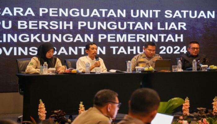 Pemprov Banten Perkuat Unit Satgas Saber Pungli