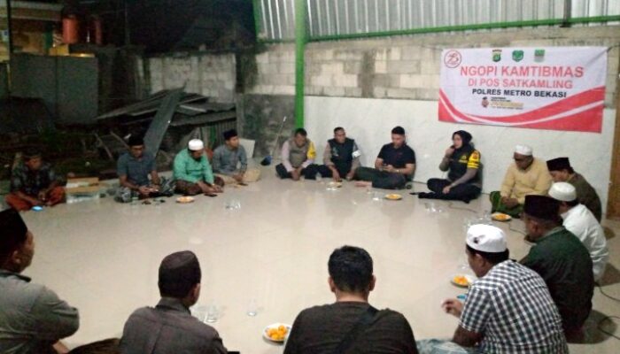 Polsek Kedungwaringin Bekasi gelar Ngopi Bareng Sejukkan Suasana Pasca Pilkada