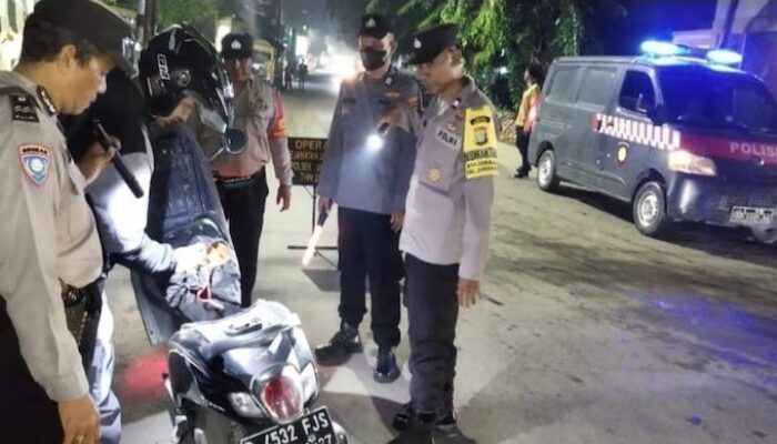 Jelang Nataru, Polsek Sukatani Operasi Kejahatan Jalanan Cegah Tawuran dan Kejahatan Malam  