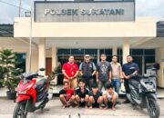 Tindaklanjuti Info dari Warga, Polsek Sukatani Bekasi Bekuk 4 Begal