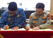 Program Poliran, Pemkot Cilegon Teken MoU dengan Polres Cilegon