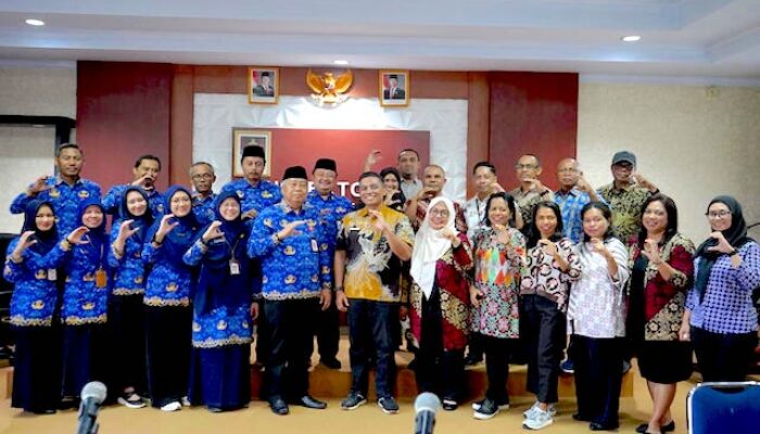 Inspektorat Maluku Tenggara Kunjungi Inspektorat Cilegon Terkait Laboratorium Manajemen Risiko