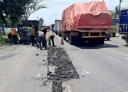 Kapolsek Cikande Sampaikan Keluhan Warga, BPJN Banten Gercep Perbaikan Jalan Rusak