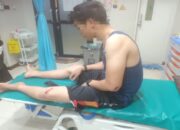 Kepergok, Maling Tiang PJU Tabrak Anggota Polisi Banten