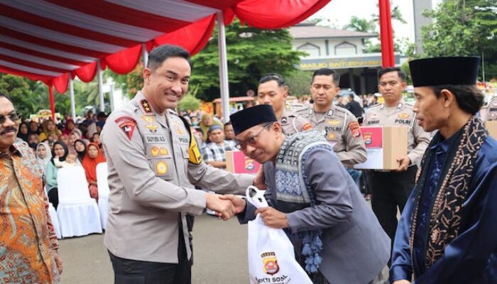 Wujud Kepedulian kepada Masyarakat, Polda Banten Gelar Bakti Sosial dan Pemeriksaan Kesehatan Gratis
