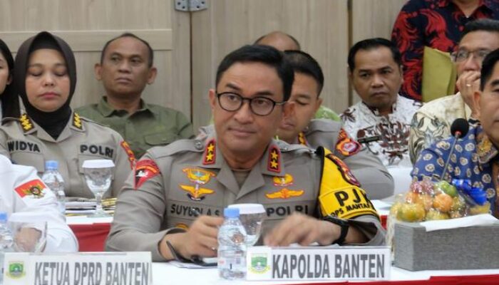 Kapolda Banten Hadiri Rapat Koordinasi Terbatas Bidang Pangan