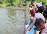 Dukung Program Ketapang, Kapolres Serang Banten Ajak Bintara Remaja asal Papua Tebar 15 Ribu Bitbit Ikan