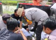 Kapolres Serang Panen Ikan Hasil Budidaya Polsek Ciruas Gunakan Bioflok, Dibagikan ke Warga