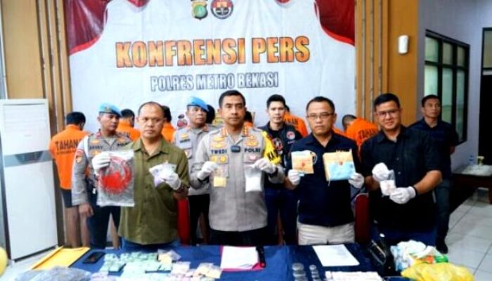 Polres Metro Bekasi Ungkap 2.343 Kasus Kriminal Selama 2024