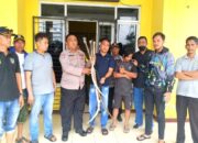 Polsek Kedungwaringin Amankan Kelompok Remaja Bawa Sajam Diduga Hendak Tawuran