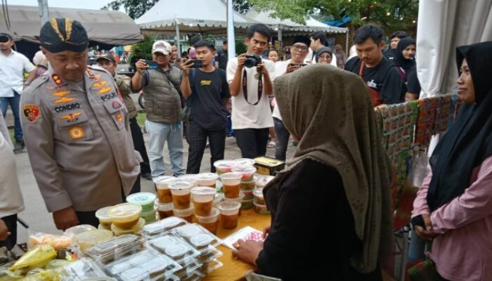 Bazar Murah Ramadan Polres Serang Banten Diserbu Warga dan Buruh Pabrik