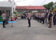 Sambut Hari Raya, Polsek Kedungwaringin Apel Gelar Pasukan Pengamanan Malam Takbiran