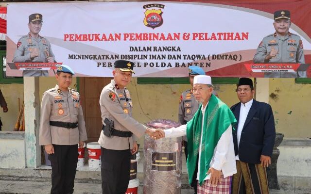 Bentuk Kembali Karakter Disiplin dan Keimanan Personel, Polda Banten Laksanakan Program Dimtaq