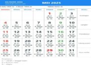 Beberapa Daftar Libur dan Cuti Mei 2025
