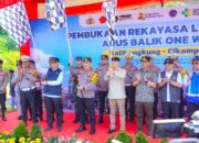 Kapolri Lepas Flag Off One Way Nasional Arus Balik, Menhub: 1 Juta Kendaraan Belum Kembali