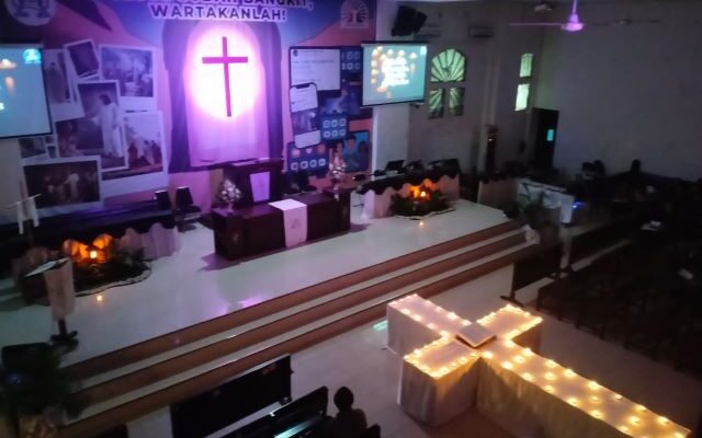 Jemaat GKI Serang Banten Laksanakan Ibadah Sabtu Sunyi