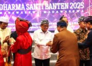 Hadiri Dharma Santi Banten 2025, Gubernur Andra Soni Ajak Semua Pihak Dukung Wujudkan Indonesia Emas 2045