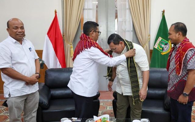 Gubernur Banten Andra Soni Terima Kunjungan Karo Banten Bersatu