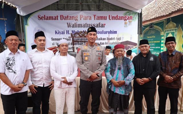 Kebersamaan Ulama dan Aparat Kepolisian: Kapolda Banten Hadiri Acara Walimatussafar