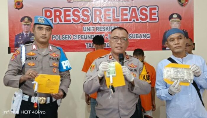 Maling Amatiran Kepergok Ambil Motor di Pasar, Kini Nginep Gratis di Polsek Cipeundeuy